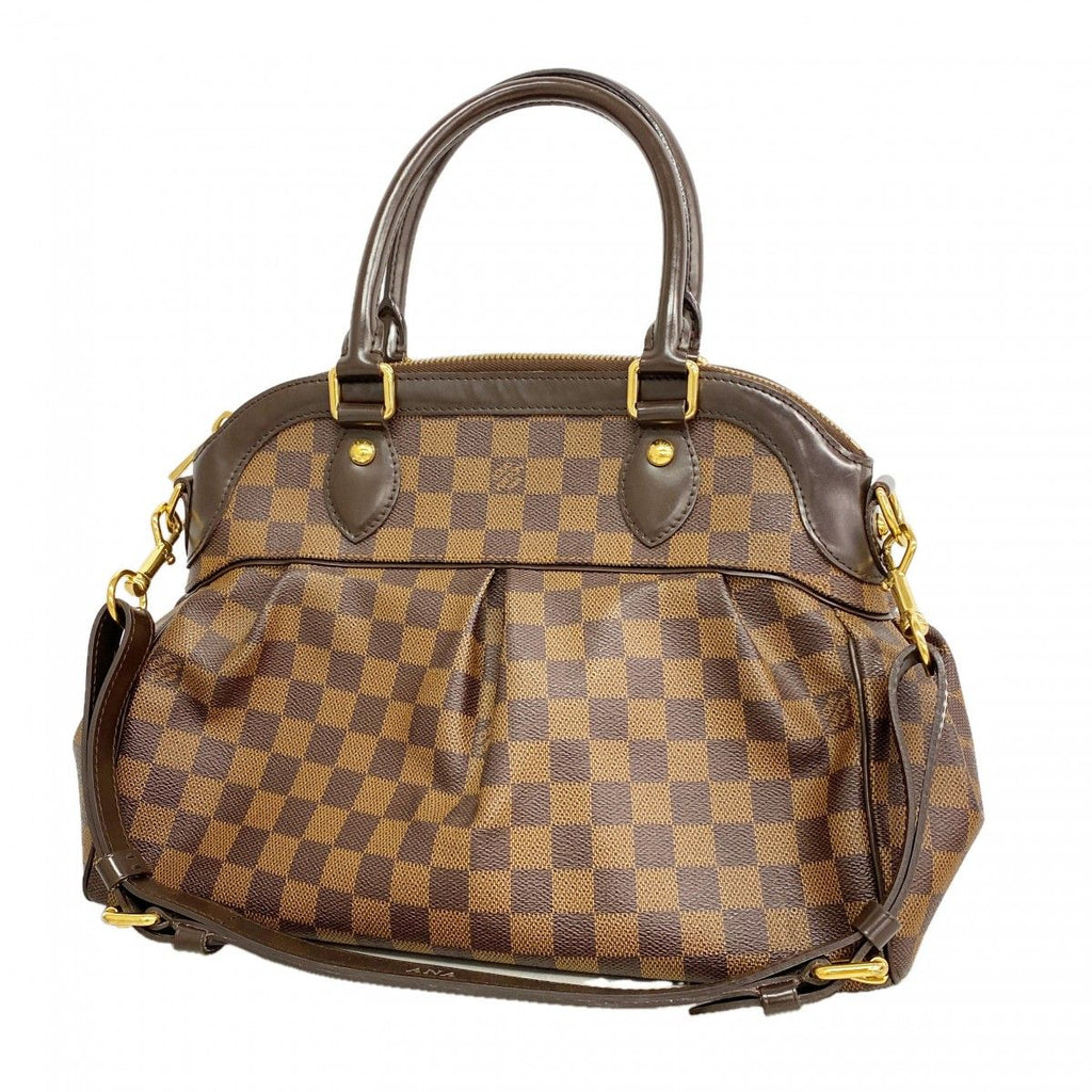 Louis Vuitton Handbag Damier Trevi PM Ebene 2-Way