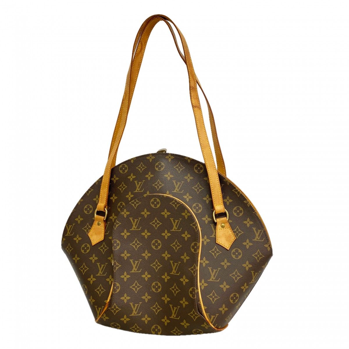 Louis Vuitton Shoulder Bag Monogram Ellipse Shopping Brown