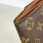 Louis Vuitton Wallet Monogram Pochette Porte-Monnaie Cles Brown — view 6