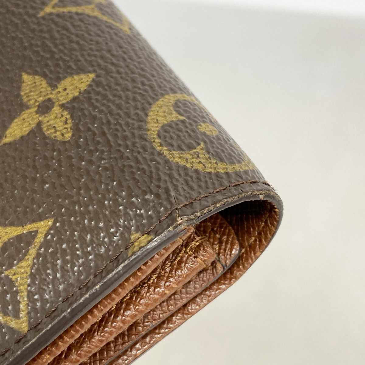 Louis Vuitton Wallet Monogram Pochette Porte-Monnaie Cles Brown — view 5