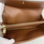 Louis Vuitton Wallet Monogram Pochette Porte-Monnaie Cles Brown — view 3