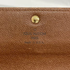 Louis Vuitton Wallet Monogram Pochette Porte-Monnaie Cles Brown — view 4