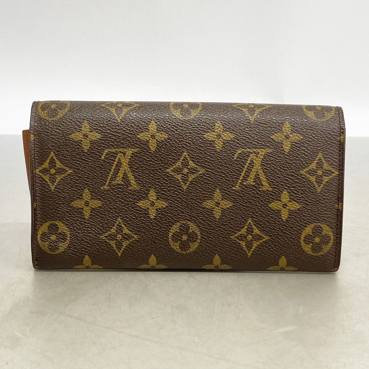 Louis Vuitton Wallet Monogram Pochette Porte-Monnaie Cles Brown — view 9