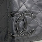 Chanel Wallet Cambon Lambskin Black Silver — view 7