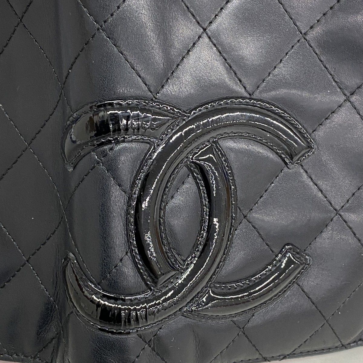 Chanel Wallet Cambon Lambskin Black Silver — view 7