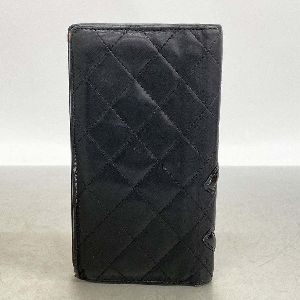 Chanel Wallet Cambon Lambskin Black Silver — view 8