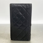 Chanel Wallet Cambon Lambskin Black Silver — view 8