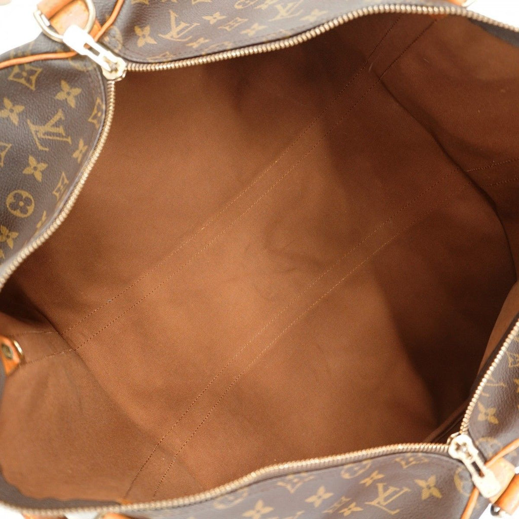 Louis Vuitton Boston Bag Monogram Keepall Bandouliere 55 Brown — view 4