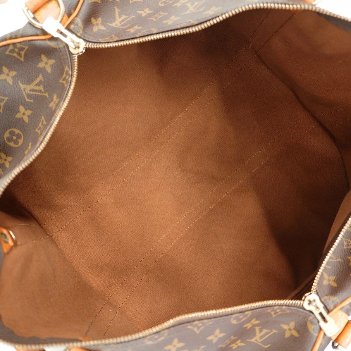 Louis Vuitton Boston Bag Monogram Keepall Bandouliere 55 Brown — view 4