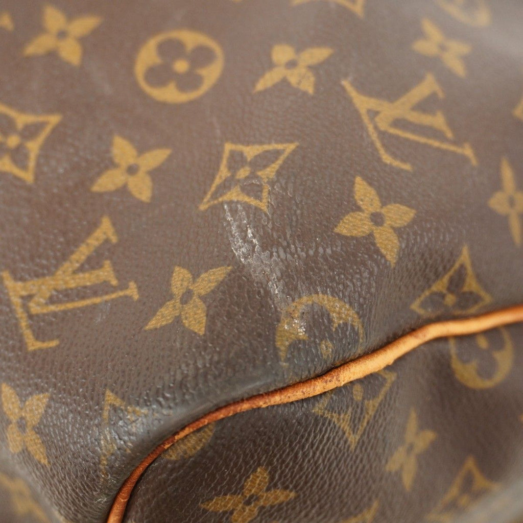 Louis Vuitton Boston Bag Monogram Keepall Bandouliere 55 Brown — view 6