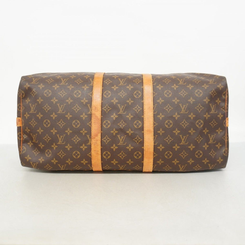 Louis Vuitton Boston Bag Monogram Keepall Bandouliere 55 Brown — view 3