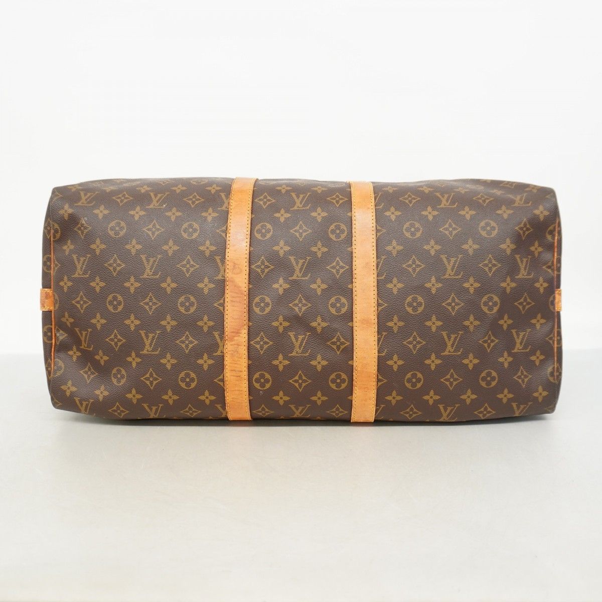 Louis Vuitton Boston Bag Monogram Keepall Bandouliere 55 Brown — view 3
