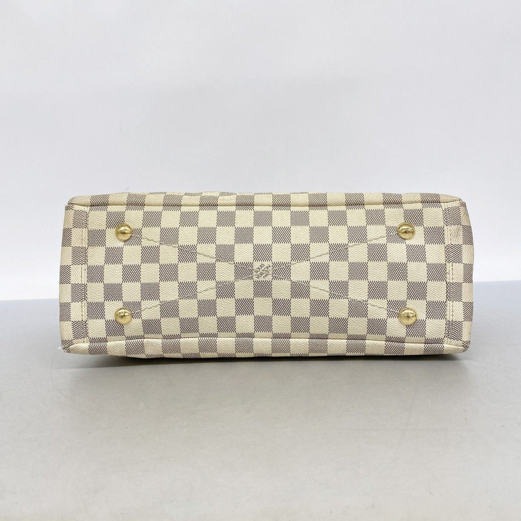 Louis Vuitton Handbag Damier Azur Lymington White — view 3