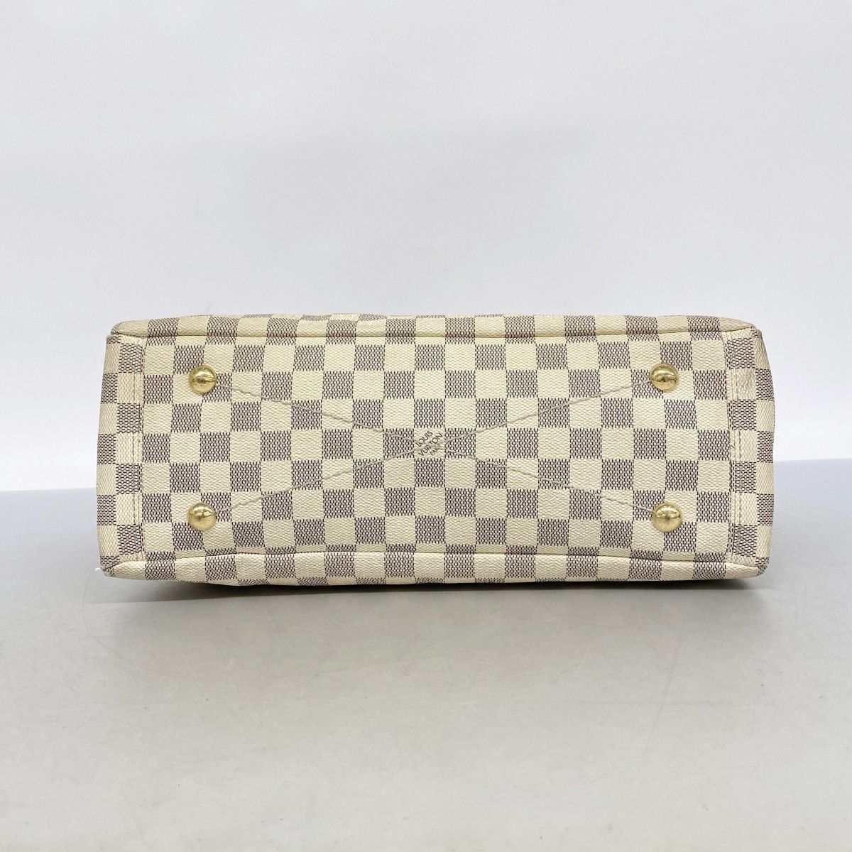 Louis Vuitton Handbag Damier Azur Lymington White — view 3