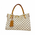 Louis Vuitton Handbag Damier Azur Lymington White
