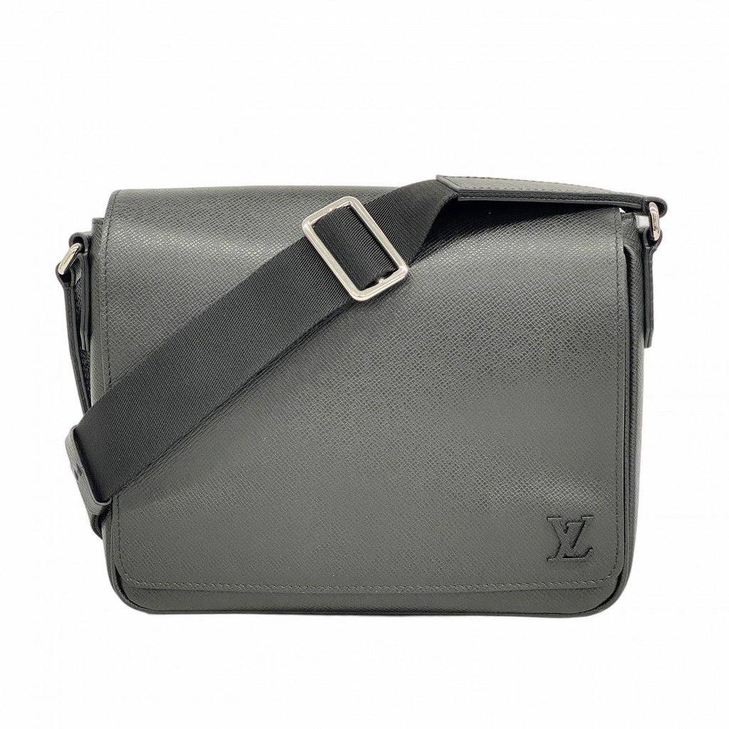 Louis Vuitton Shoulder Bag Taiga District PM Noir