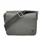 Louis Vuitton Shoulder Bag Taiga District PM Noir