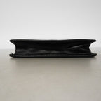 Gucci Shoulder Wallet Interlocking Leather Black Gold — view 3