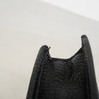 Gucci Shoulder Wallet Interlocking Leather Black Gold — view 8