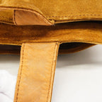 Chanel Tote Suede Brown Gold — view 9