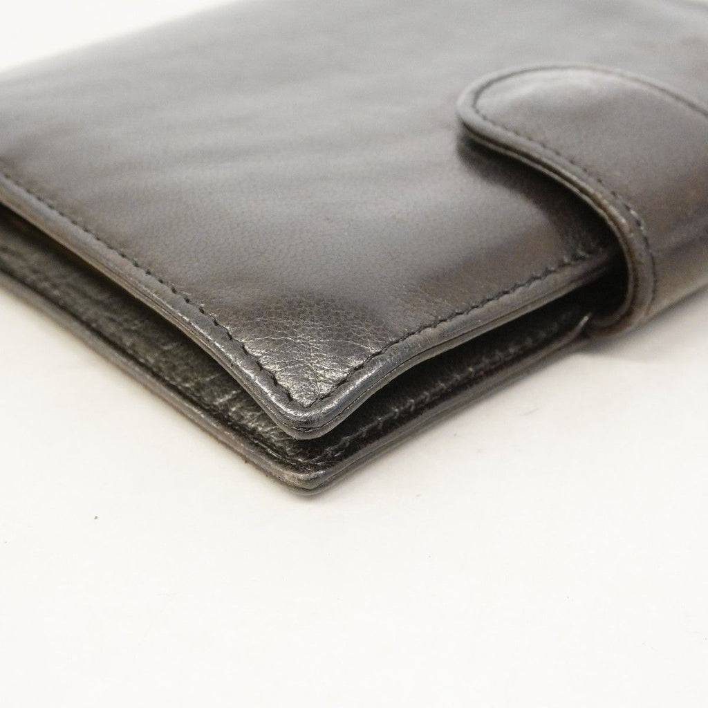 Chanel Wallet Lambskin Black Gold — view 6