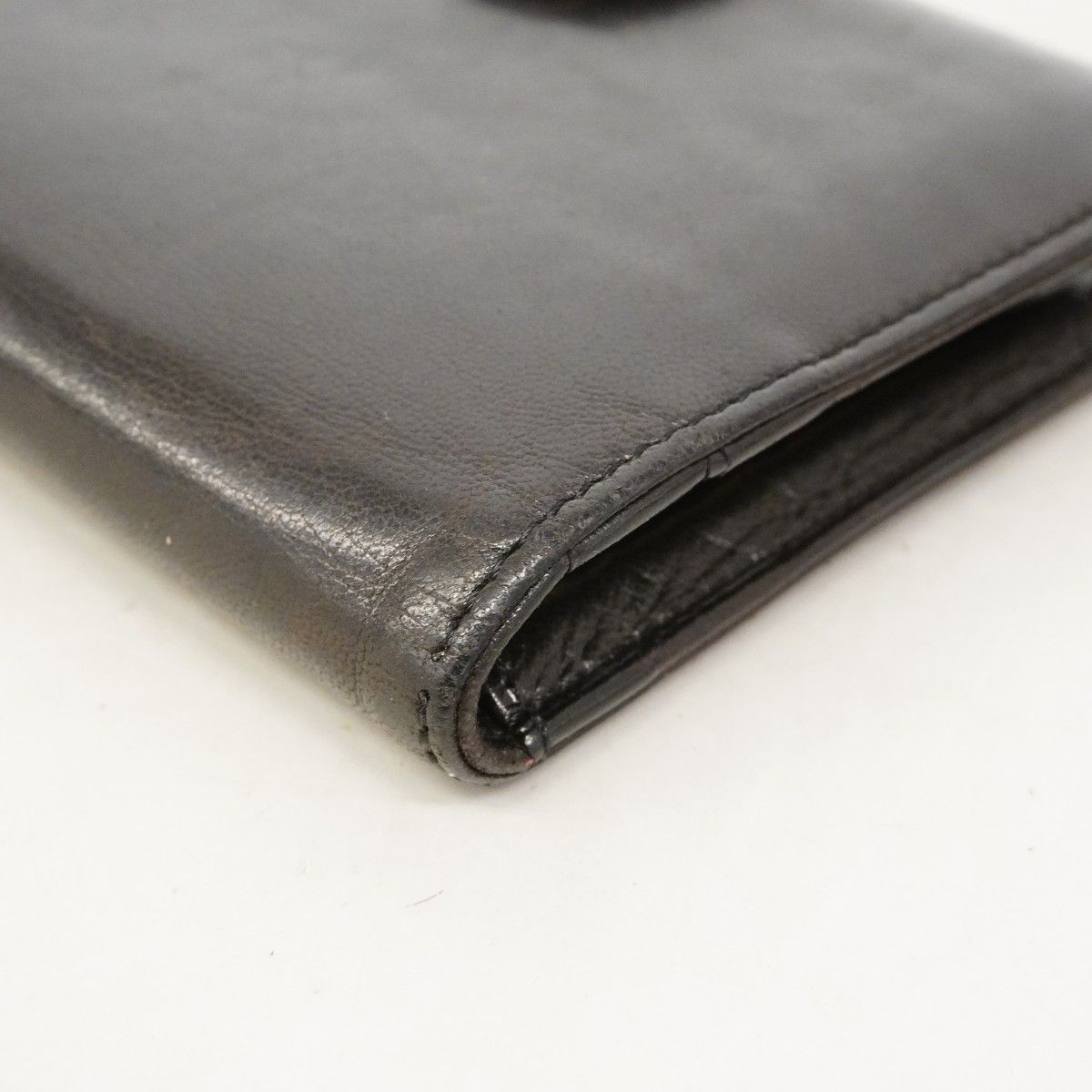 Chanel Wallet Lambskin Black Gold — view 5