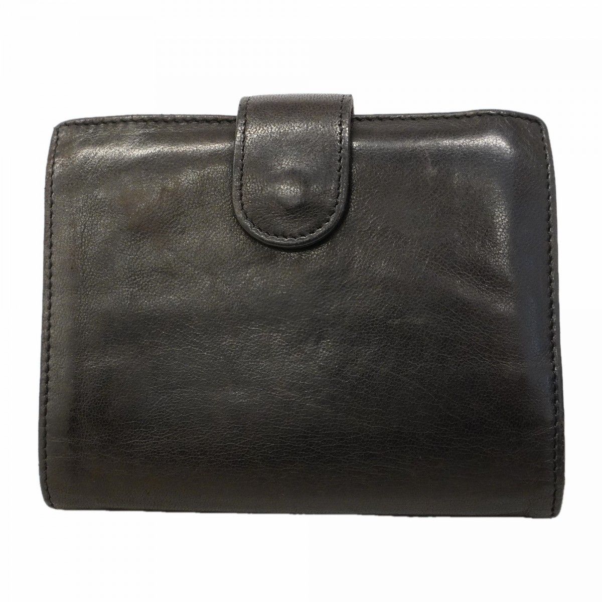 Chanel Wallet Lambskin Black Gold — view 9