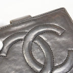 Chanel Wallet Lambskin Black Gold — view 7