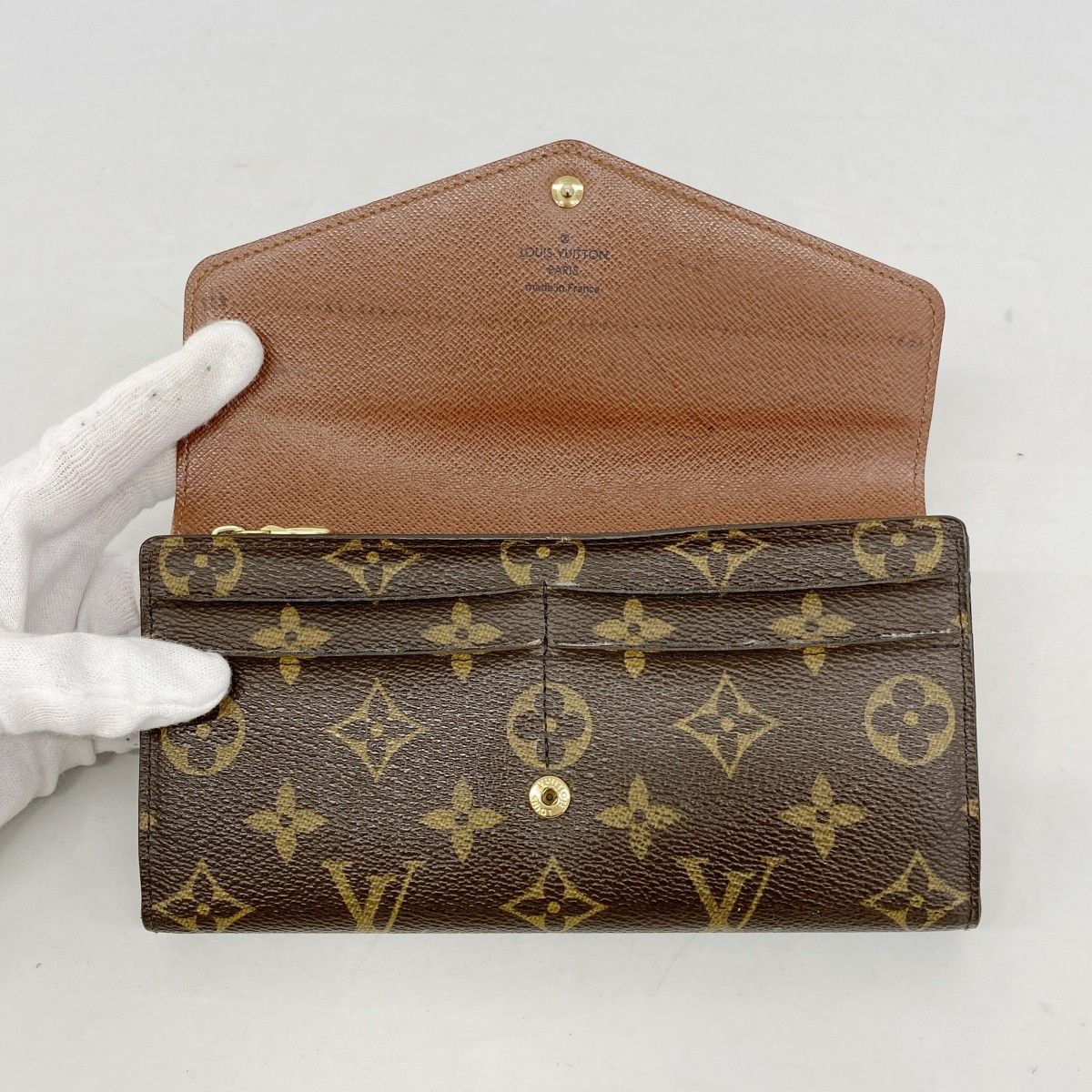 Louis Vuitton Wallet Monogram Portefeuille Sarah Brown — view 9