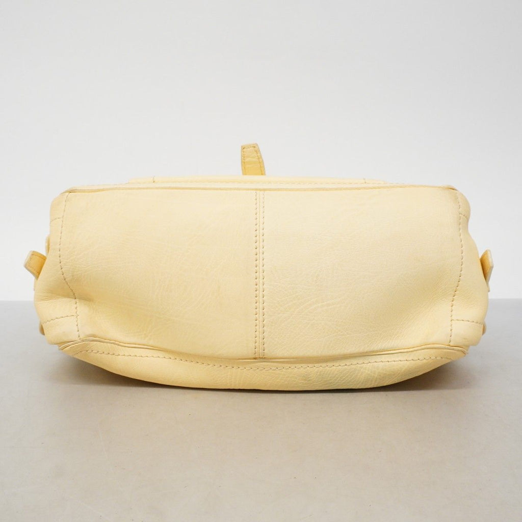 Celine Handbag Boogie Bag Leather Cream Gold — view 3