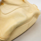 Celine Handbag Boogie Bag Leather Cream Gold — view 8