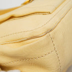 Celine Handbag Boogie Bag Leather Cream Gold — view 6