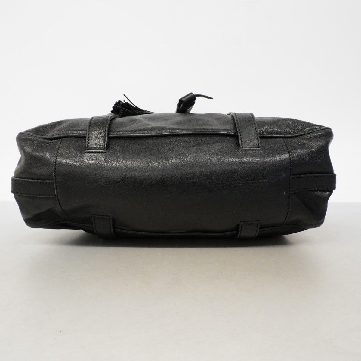 Celine Tote Leather Black Silver — view 3