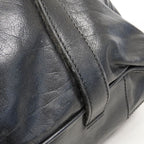 Celine Tote Leather Black Silver — view 8