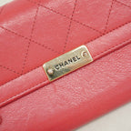 Chanel Wallet Quilted Leather Pink Gold — view 8