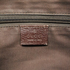 Gucci Shoulder Bag GG Canvas Sherry Line Brown Silver — view 5