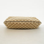 Gucci Shoulder Bag GG Canvas Sherry Line Brown Silver — view 3