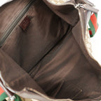 Gucci Shoulder Bag GG Canvas Sherry Line Brown Silver — view 4