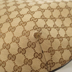 Gucci Shoulder Bag GG Canvas Sherry Line Brown Silver — view 6