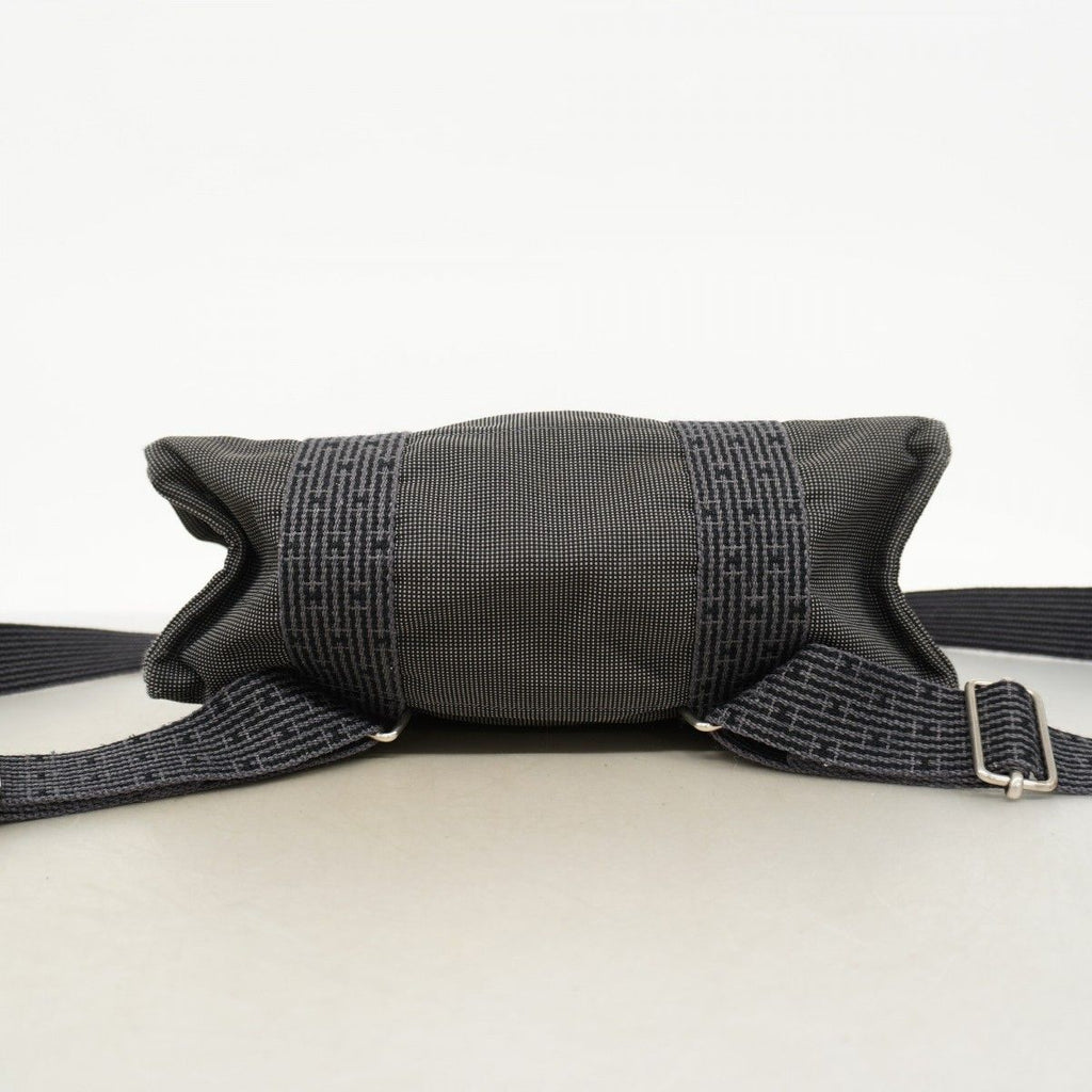Hermes Backpack Her Line a Dos MM Canvas Gray Silver — view 3