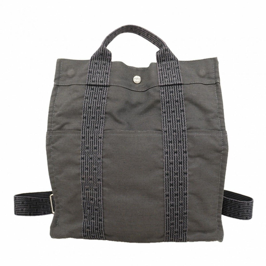 Hermes Backpack Her Line a Dos MM Canvas Gray Silver