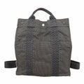 Hermes Backpack Her Line a Dos MM Canvas Gray Silver