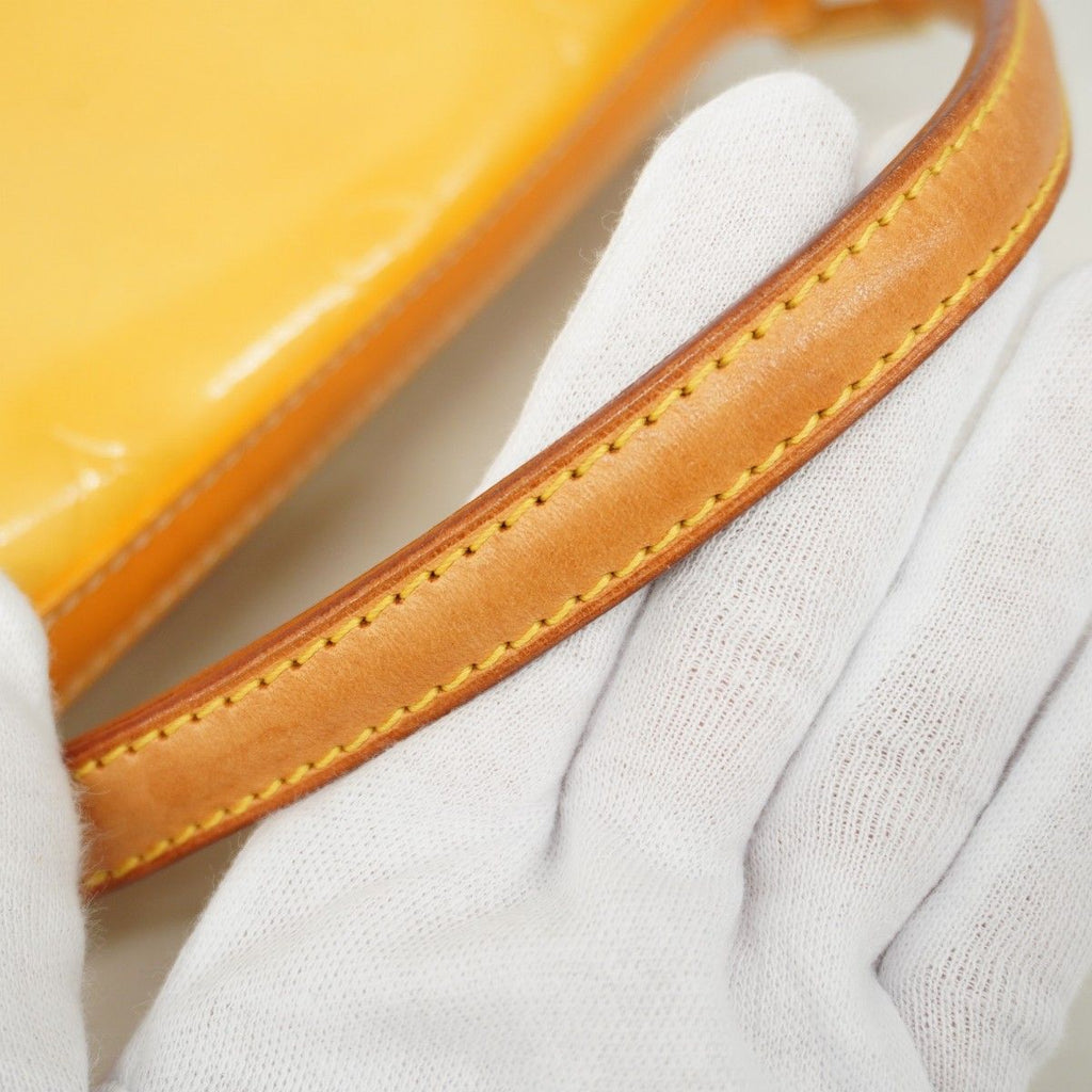 Louis Vuitton Handbag Vernis Spring Street Lime Yellow — view 8