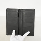 Louis Vuitton Wallet Monogram Shadow Portefeuille Brazza Black — view 3