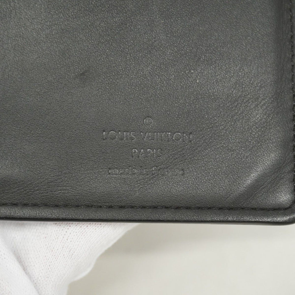 Louis Vuitton Wallet Monogram Shadow Portefeuille Brazza Black — view 4