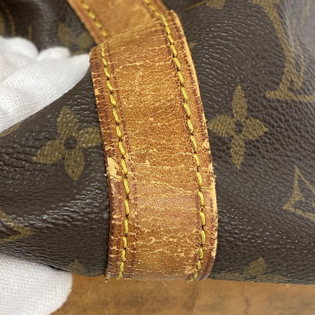 Louis Vuitton Shoulder Bag Monogram Petit Noe Brown — view 8