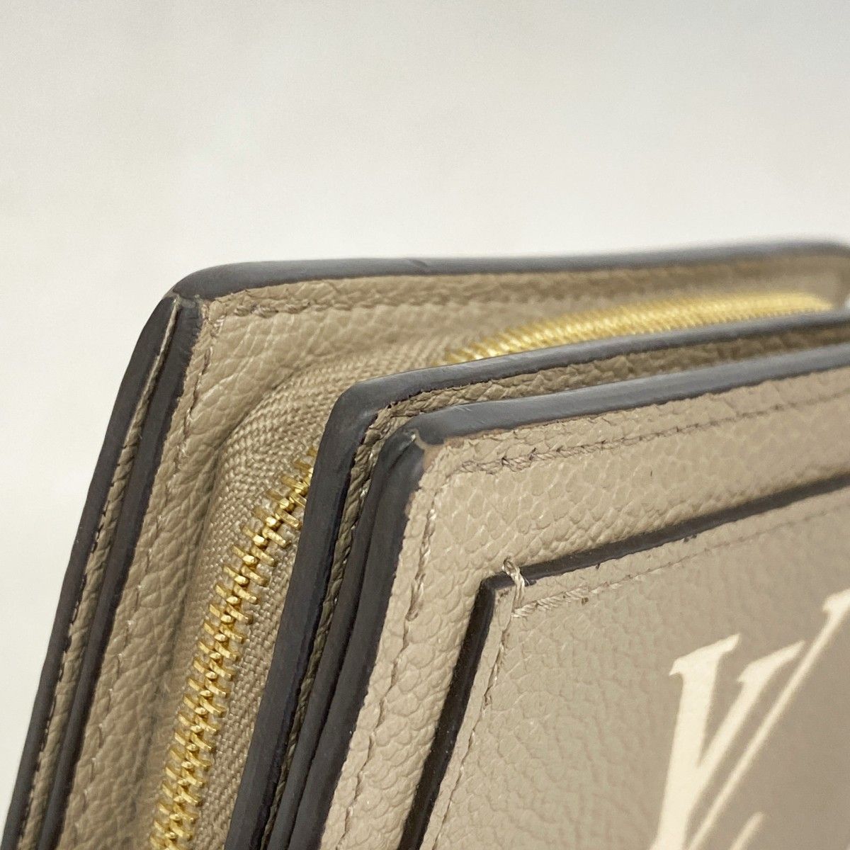 Louis Vuitton Wallet Monogram Empreinte Bicolor Portefeuille Clair Tourtelle — view 5