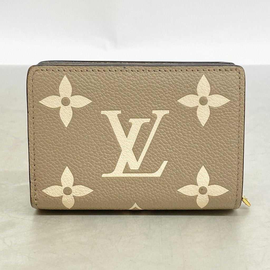 Louis Vuitton Wallet Monogram Empreinte Bicolor Portefeuille Clair Tourtelle — view 7