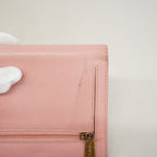 Chanel Trifold Wallet Caviar Leather Pink Gold — view 7