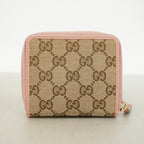 Gucci Wallet GG Canvas Brown Pink Gold — view 8